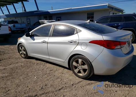 2013 Hyundai Elantra Gls from USA, damaged, VIN KMHDH4AE6DU545237